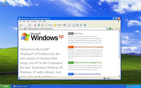 Old desktop with Internet Explorer window