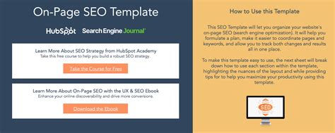 On Page Seo Template