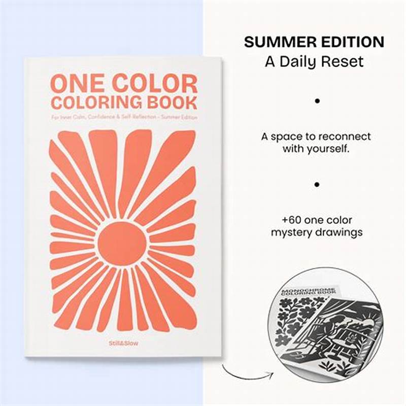 One Color Coloring Book