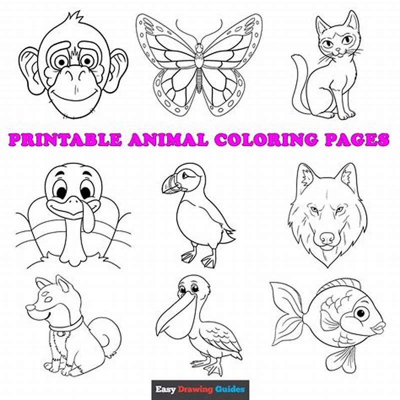 One Color Coloring Pages Free