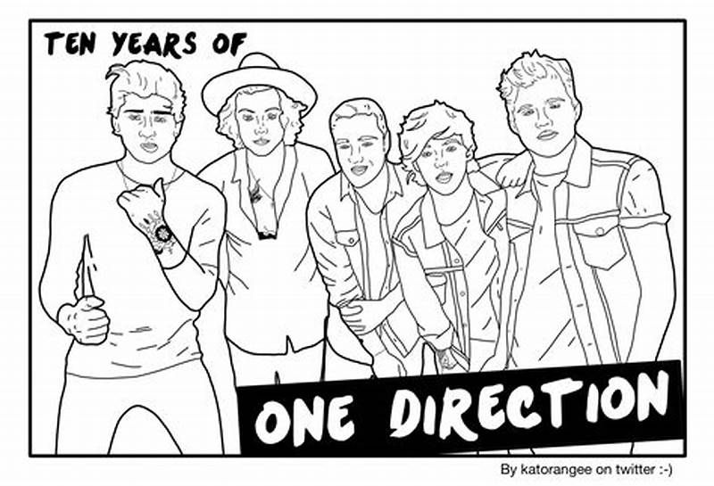 One Direction Coloring Pages Printable