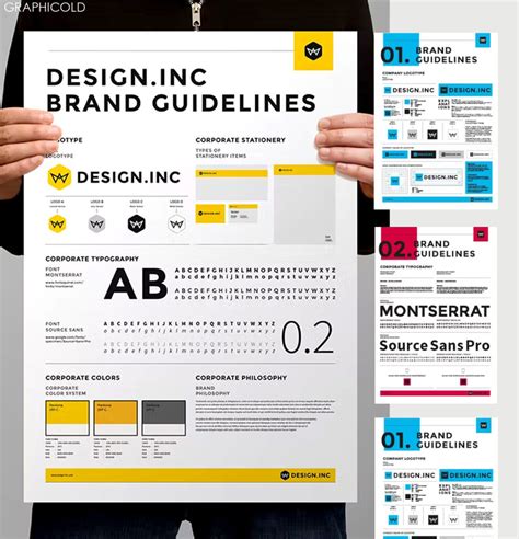One Page Brand Guidelines Template