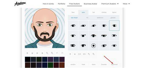 Menggunakan Pembuat Avatar Online