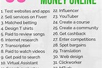 Online Things to Make Money
