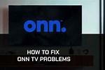 Onn TV Problems