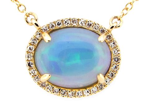 Opal and Diamond Nec… 