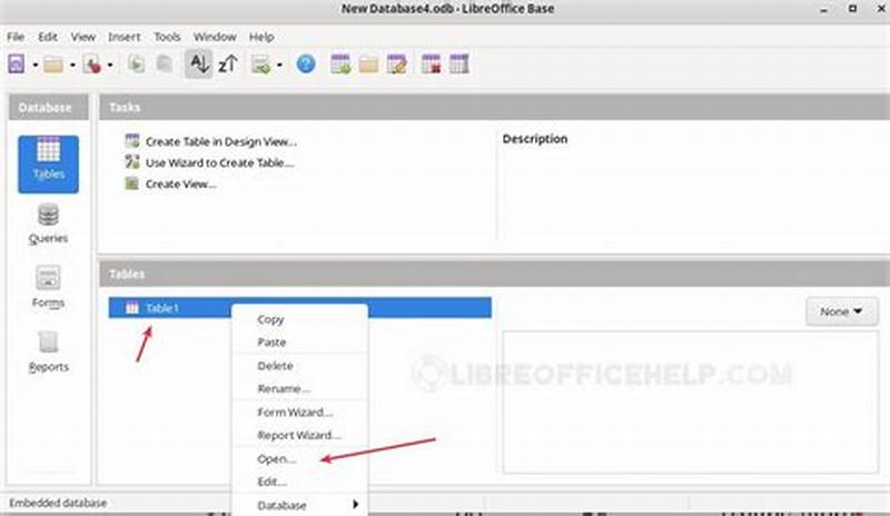 Open A Database Object In Form View