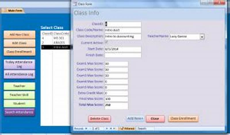 Open Class Form In Access