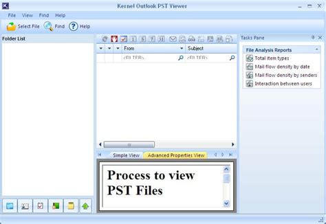 Open PST File Button