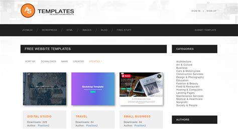Open Source Web Templates