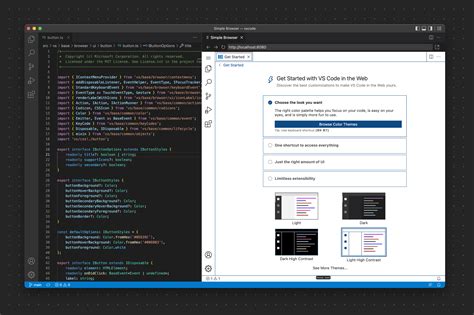 Open Visual Studio Web Browser - Step 1