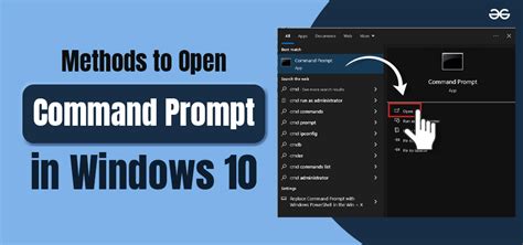 Open a Windows command prompt