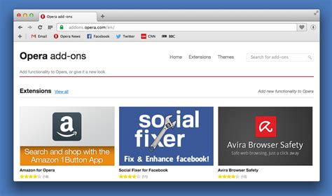 Opera Extensions