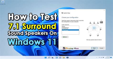 Optimize Your Audio Testing Surround Sound Windows 11