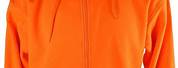 Orange Zip Hoodie
