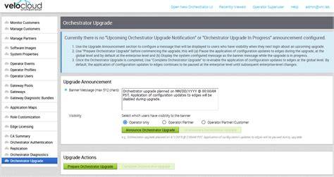Orchestrator Upgrade Blues