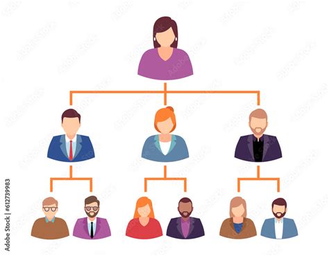 Organization Chart Clipart
