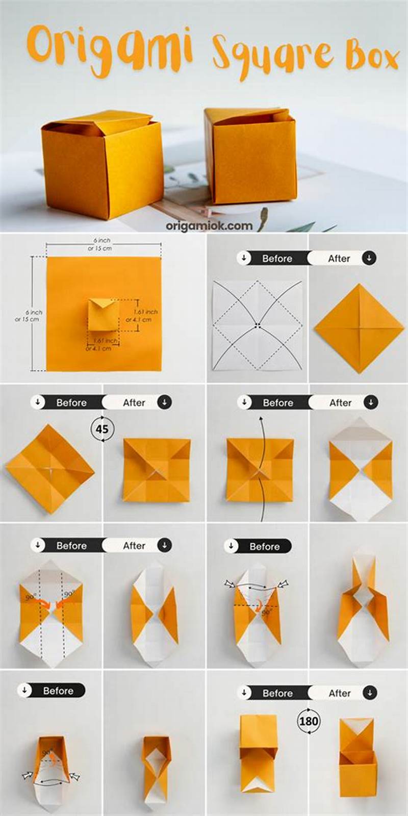 Origami Box Pattern