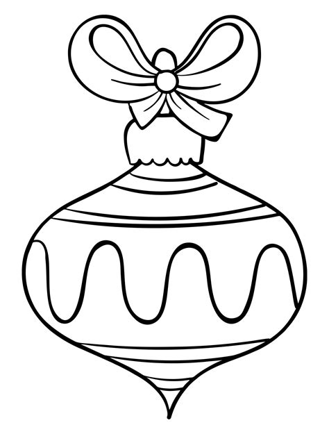 Ornament Coloring Pages Free Printable