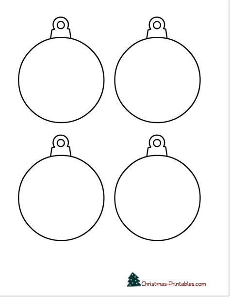 Ornaments Template Printable