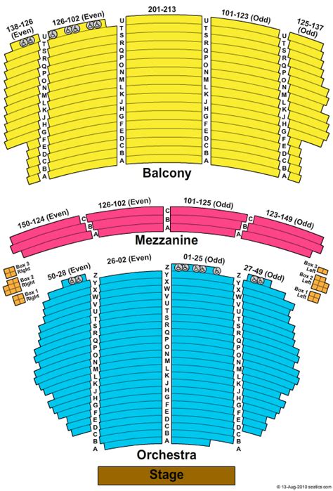 Orpheum Los Angeles Seating Chart