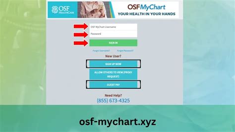Osf My Chart Help