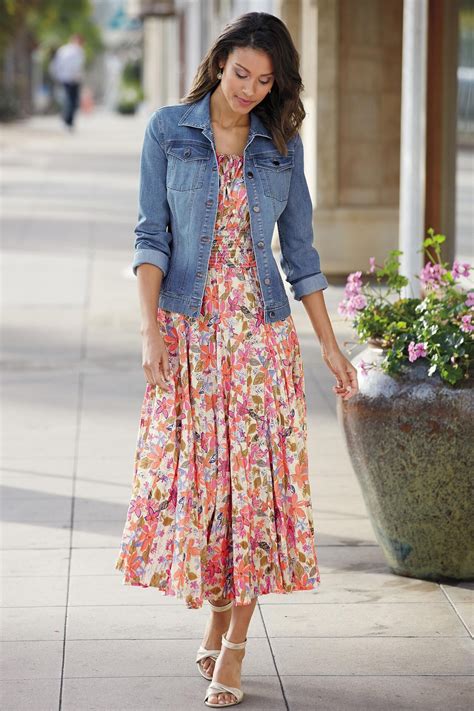 Outfit 1: Classic Denim and Florals