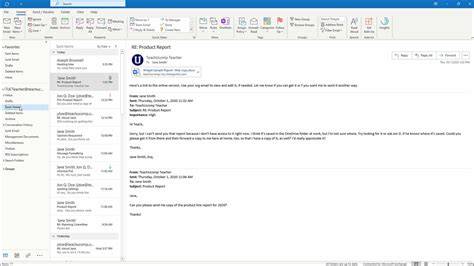 Outlook Sent Items
