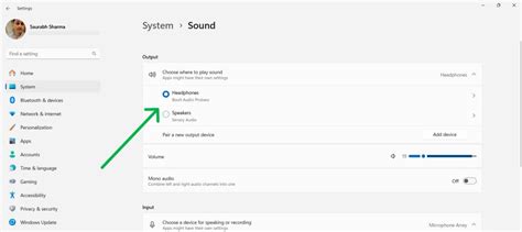 Output Settings