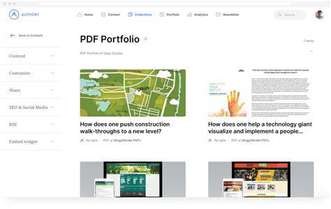 PDF Portfolio