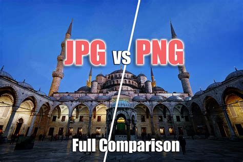 PNG vs JPG comparison