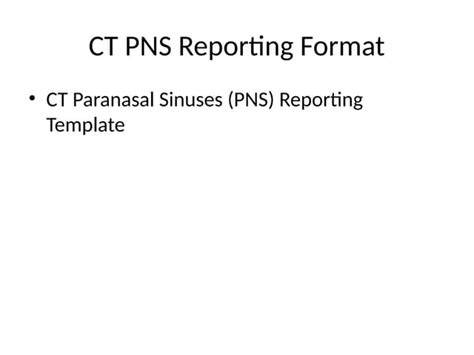 PNS Reporting Divorce
