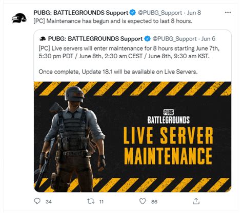 PUBG Server Status
