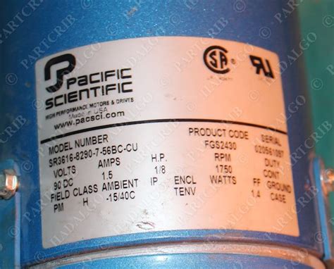 Pacific Scientific Motor Catalog