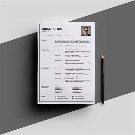 Pages Cv Template