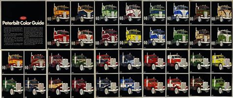 Paint Code Peterbilt Color Chart