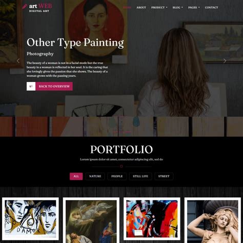 Painting Website Templates