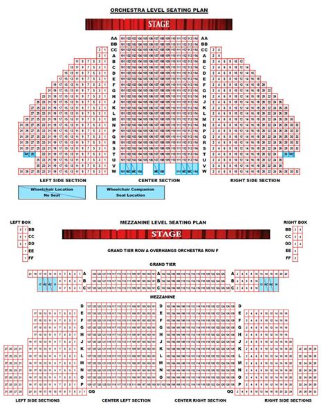 Palace Theater Ct Seating Chart
