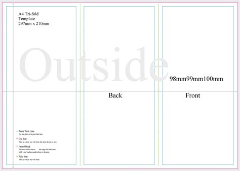 Pamphlet Word Template