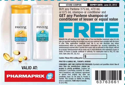 Pantene Coupons Printable