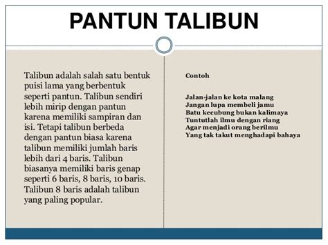 Pantun Talibun