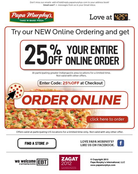 Papa Murphys 4 Off Coupon Printable
