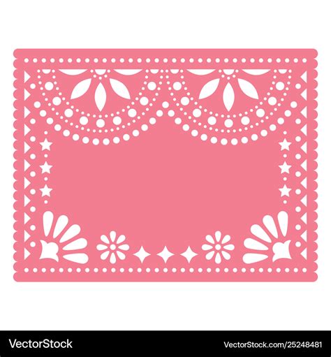 Papel Picado Invitation Template