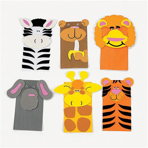 Paper Bag Puppets Printables