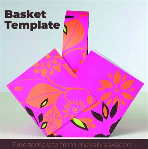 Paper Basket Template
