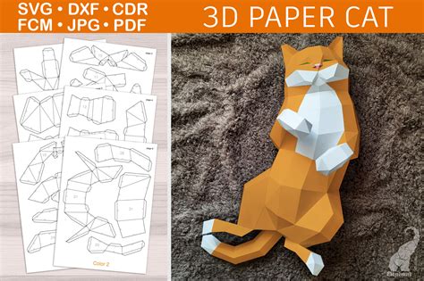 Paper Cat Template