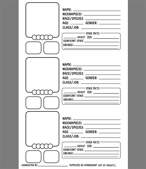 Paper Character Templates