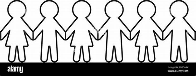 Paper Doll Chain Pattern