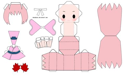 Paper Doll Template 3d