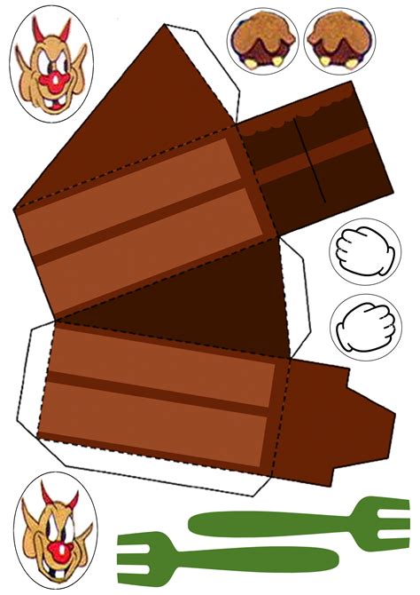 Paper Food Templates